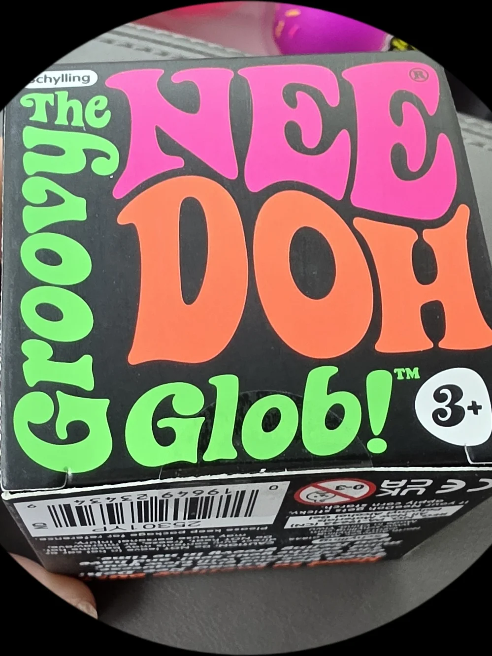 NeeDoh Groovy Glob Pink Sensory Stress Ball Squishy Fidget Toy Viral Nee Doh